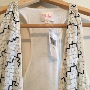 Parker Dresses - Parker NWT Women's Black and White Sequin Beaded Parker Dresses - Parker NWT Women's Black and White Sequin Beaded